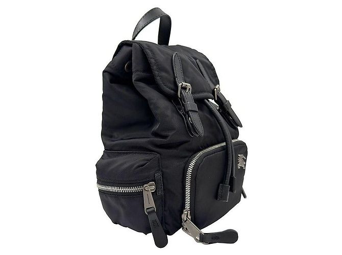 Burberry Mini-Rucksack aus Nylon Schwarz - Ansicht 3