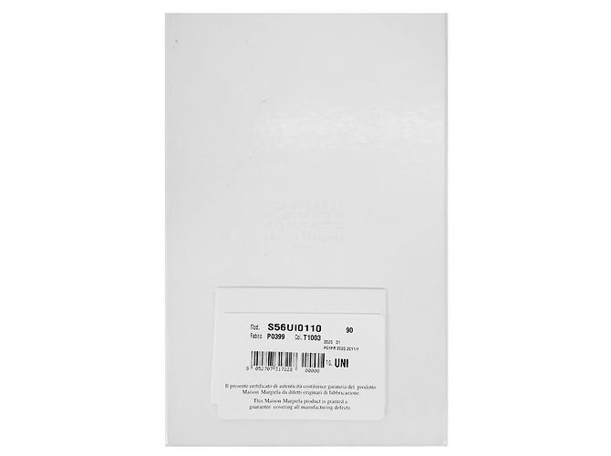 Maison Martin Margiela Luxury Stitch Leather Zip Long Wallet White - view 11