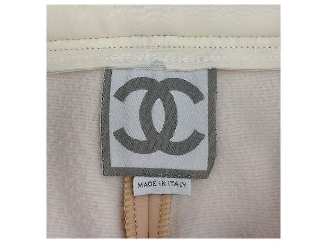 Chanel Conjunto de esquí de lujo Viar para mujer con parche de forro polar logo CC, pantalones de chándal tonos pastel Negro - vista 9