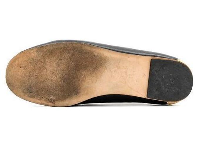 Chanel Ballerine bicolore in pelle di agnello Marrone - vista 10