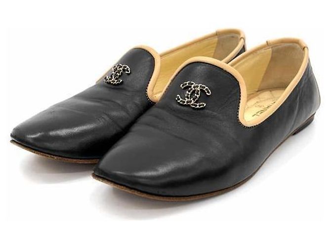 Chanel Ballerine bicolore in pelle di agnello Marrone - vista 6