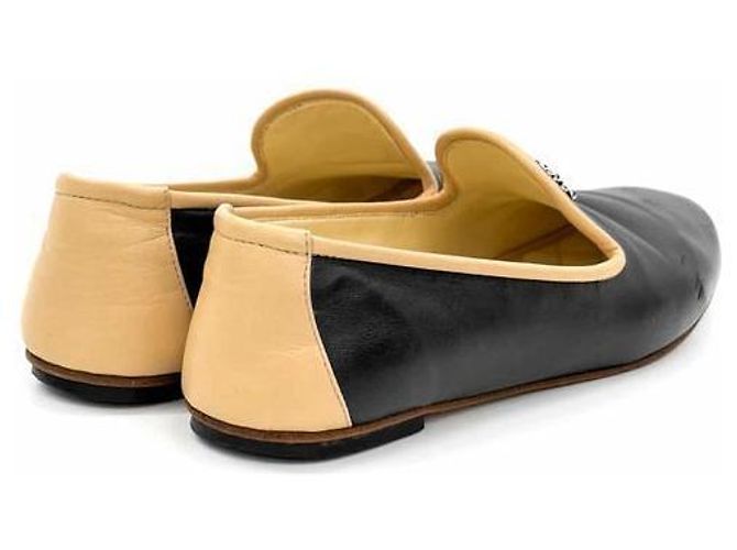 Chanel Ballerine bicolore in pelle di agnello Marrone - vista 8