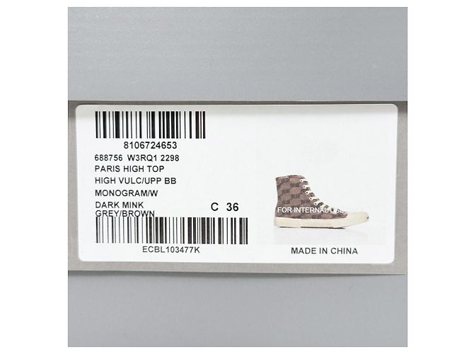 Balenciaga High Top Sneaker Dunkelgrau Braun - Ansicht 15
