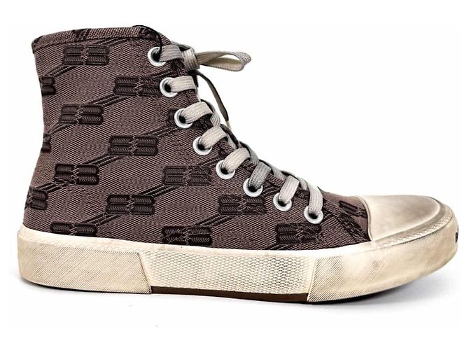 Balenciaga High Top Sneaker Dunkelgrau Braun - Ansicht 2