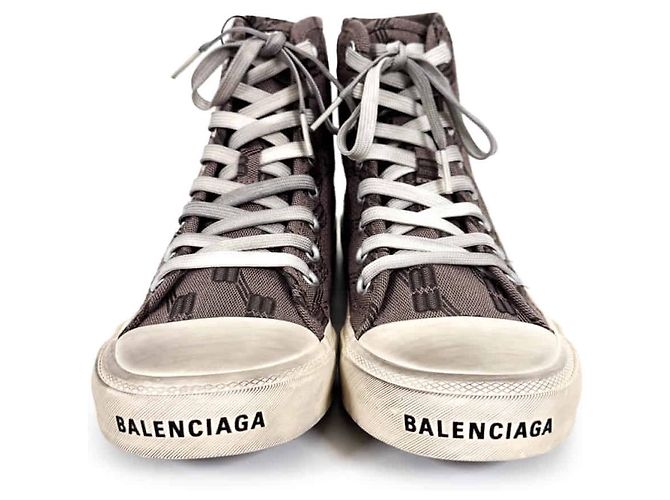 Balenciaga High Top Sneaker Dunkelgrau Braun - Ansicht 9
