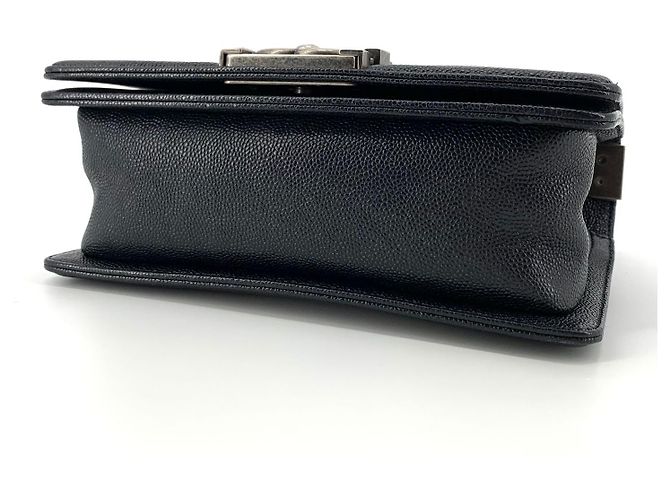Chanel Borsa a tracolla Boy Bag piccola in caviar chevron Marrone - vista 7