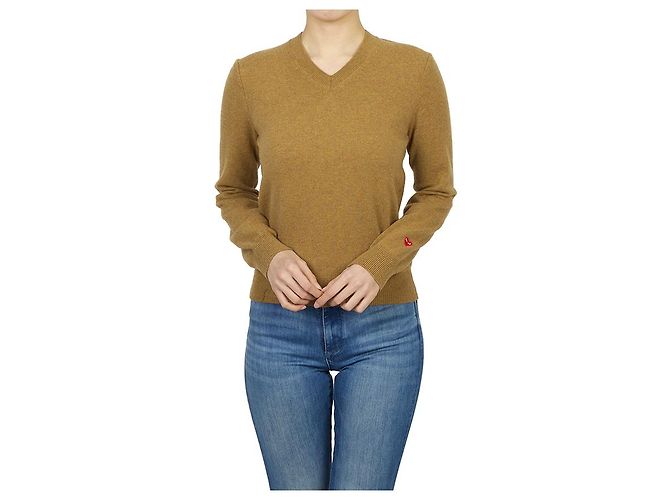 Comme Des Garcons Mini Red Wappen Strickmode für Damen AZ Orange - Ansicht 4