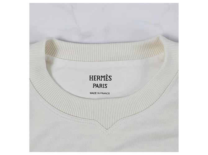 Hermès Bestickter Kurzarm-Sweatshirt für Damen Mehrfarben - Ansicht 10