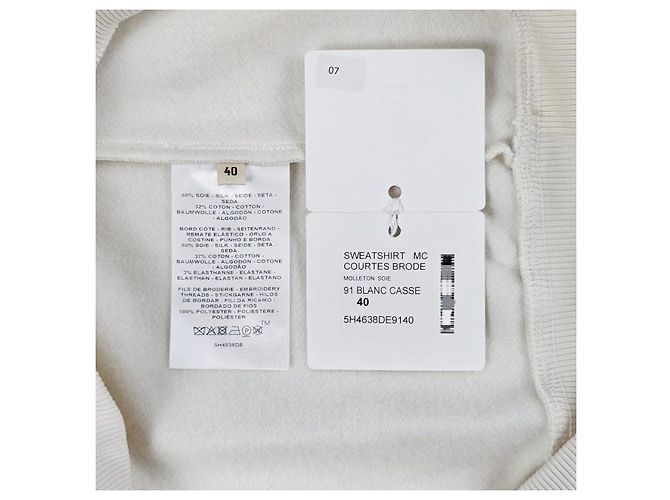 Hermès Bestickter Kurzarm-Sweatshirt für Damen Mehrfarben - Ansicht 11