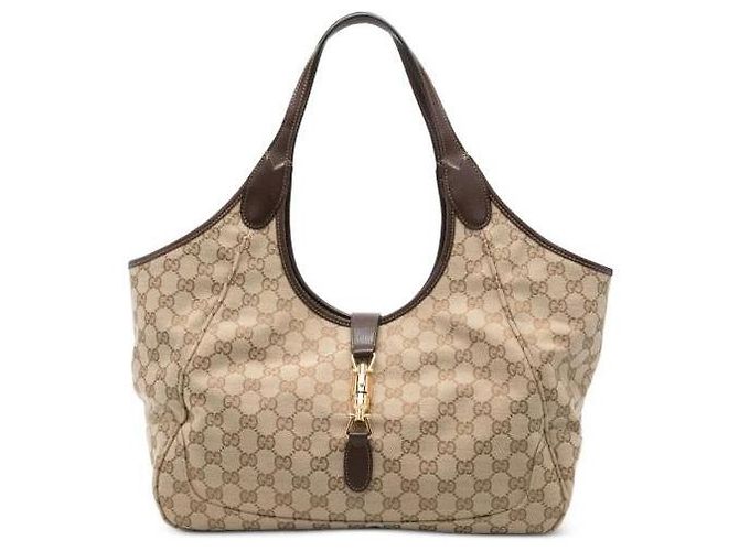 Gucci Borsa Tote Medium Marrone - vista 9