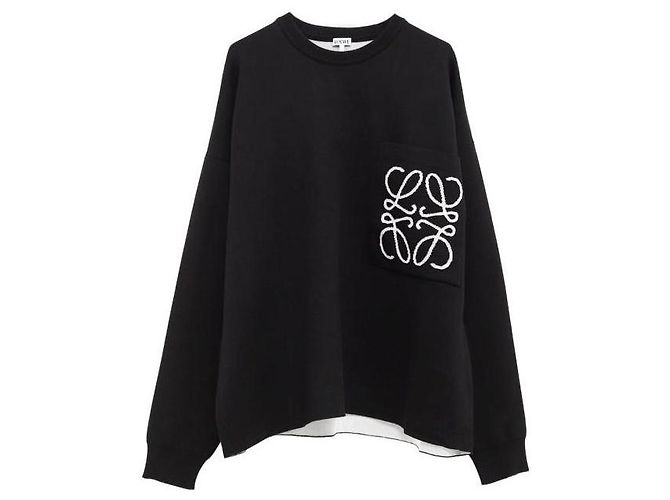 Loewe Pull Anagram avec poche en coton Anagram - vue 4