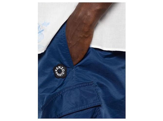 Kenzo Boke Flower Technical Shorts Blau - Ansicht 8