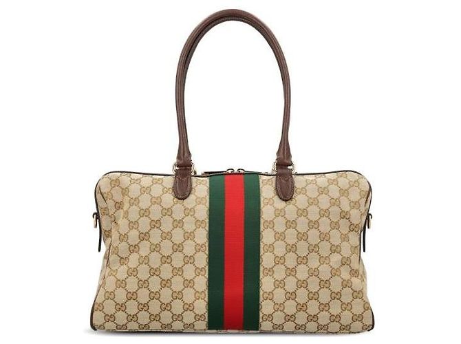 Gucci Boston Bag Marrone - vista 7