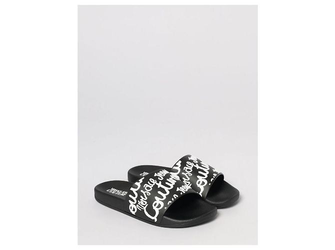 Versace Sandali in gomma Nero - vista 6