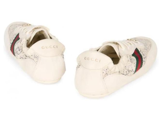 Gucci Shift Crystal Sneaker Weiß - Ansicht 7