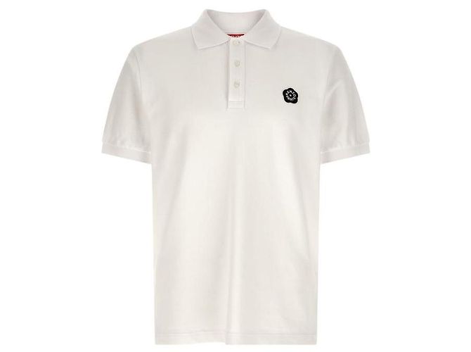 Kenzo Slim Polo aus Baumwolle mit Bokeh Flower Muster - Ansicht 4