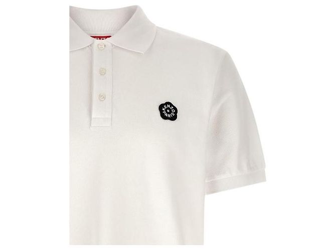 Kenzo Slim Polo aus Baumwolle mit Bokeh Flower Muster - Ansicht 6