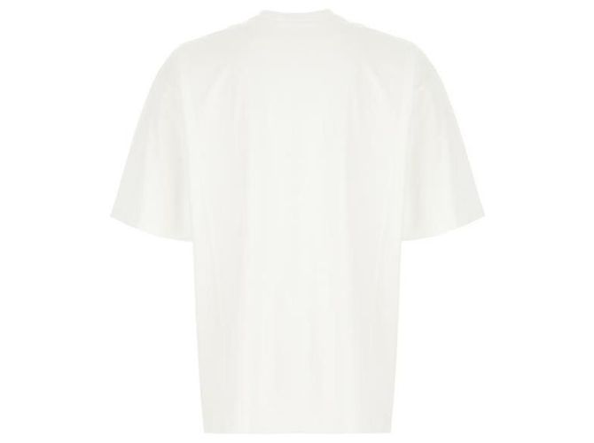 Balenciaga Camiseta Spray Modelagem Média Branco - vista 5