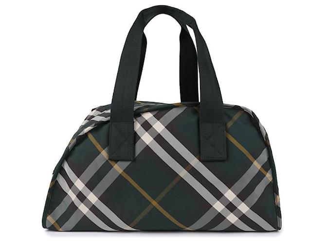 Burberry Borsa Tote Medium Shield Verde - vista 3