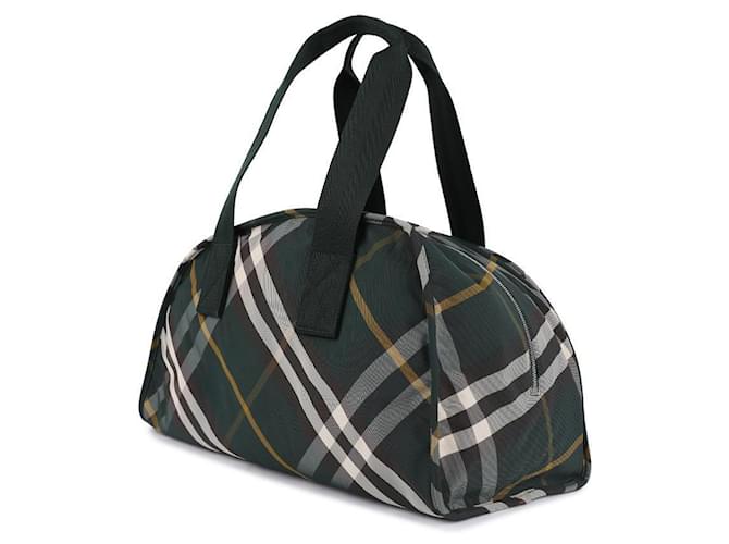 Burberry Borsa Tote Medium Shield Verde - vista 4