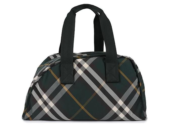 Burberry Borsa Tote Medium Shield Verde - vista 5