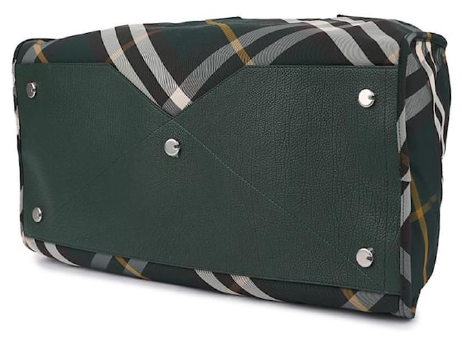 Burberry Borsa Tote Medium Shield Verde - vista 6
