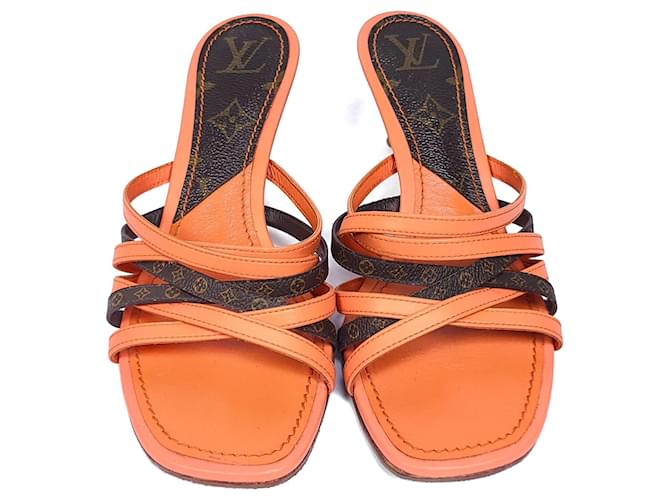 Louis Vuitton Mule Monogram Revival Arancione - vista 2