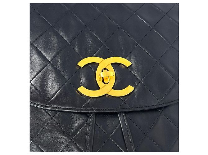 Chanel Rucksack aus Lammleder schwarz - Ansicht 8