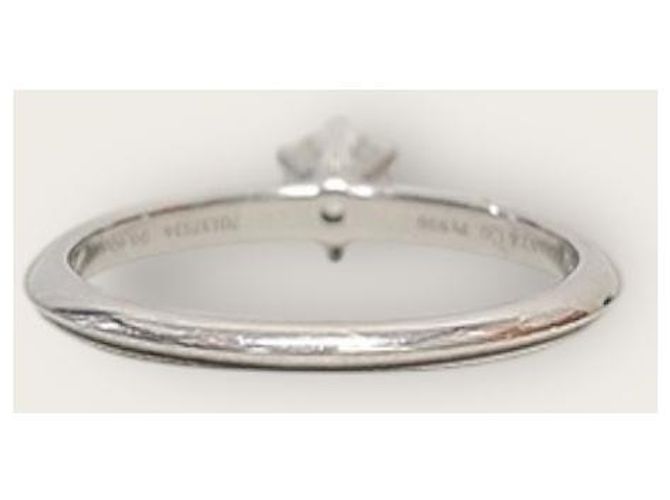 Tiffany & Co Tiffany Platinum Tiffany Setting Diamantring Golden - Ansicht 2