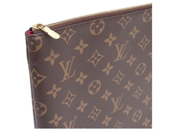 Louis Vuitton Clutch Monogram Canvas Fuchsia Étoile Voyage GM Multicolore - vista 11