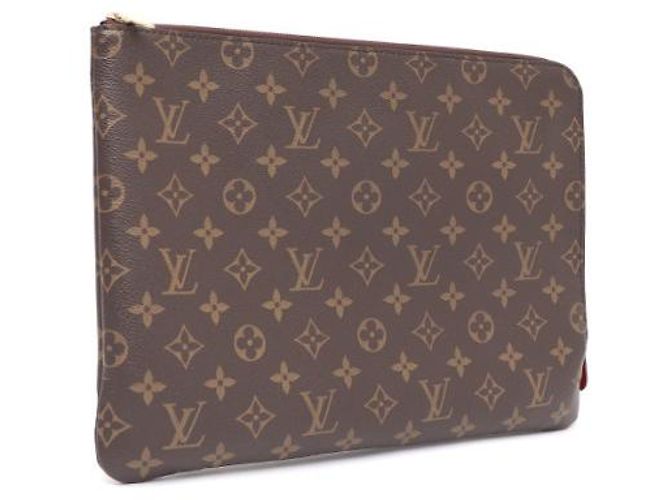 Louis Vuitton Clutch Monogram Canvas Fuchsia Étoile Voyage GM Multicolore - vista 9