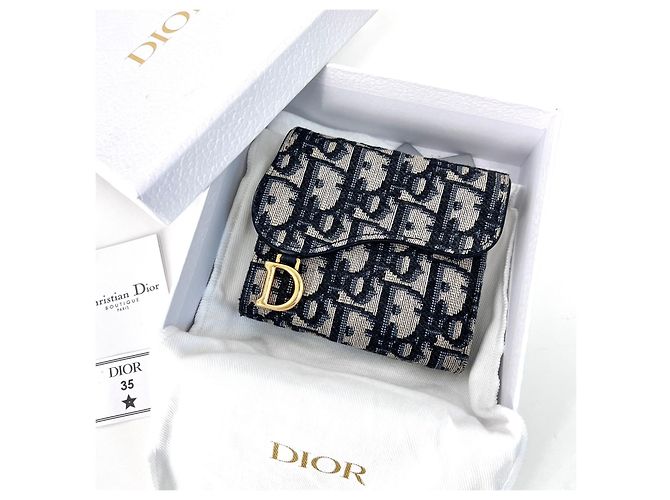 Dior Cartera Jacquard Oblique Saddle Lotus Multicolor - vista 2