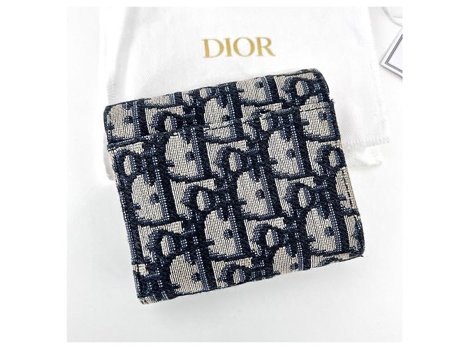 Dior Cartera Jacquard Oblique Saddle Lotus Multicolor - vista 4