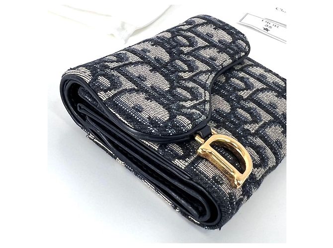 Dior Cartera Jacquard Oblique Saddle Lotus Multicolor - vista 6