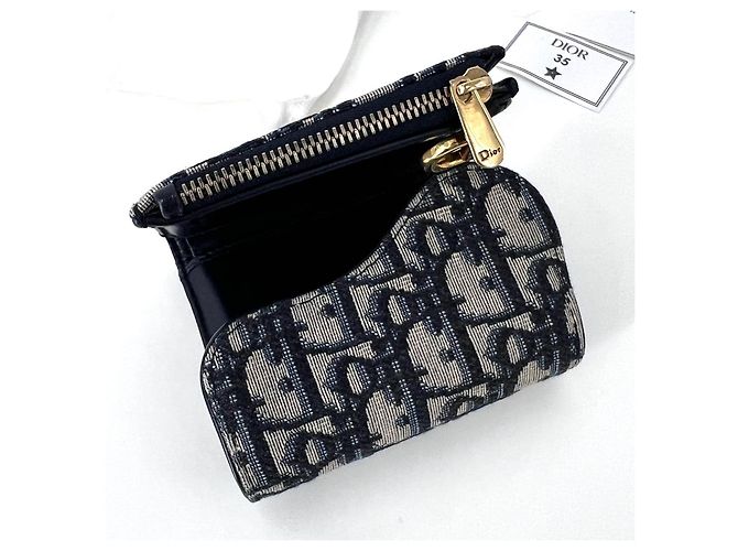 Dior Cartera Jacquard Oblique Saddle Lotus Multicolor - vista 7