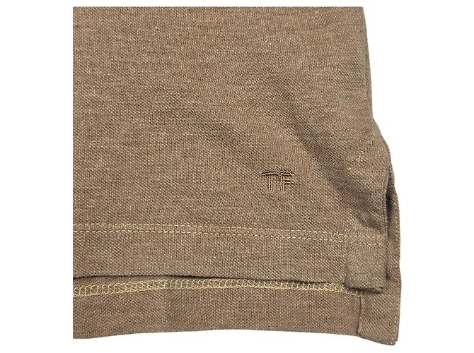 Tom Ford Polo-Shirt mit Logo Braun - Ansicht 3