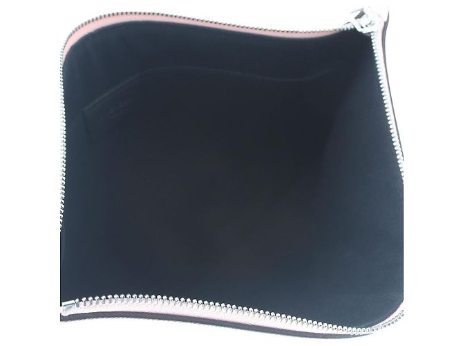 Givenchy Clutch in pelle rosa con logo vintage - vista 6