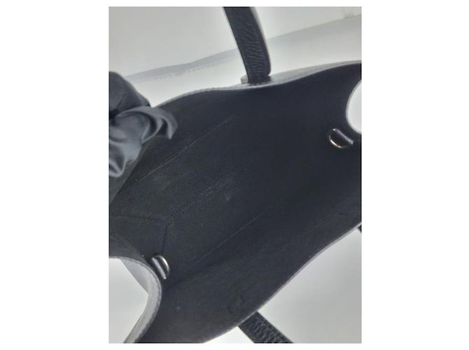 Givenchy Vertikaler Saffiano Leder Tote Schulterbeutel Silber - Ansicht 13