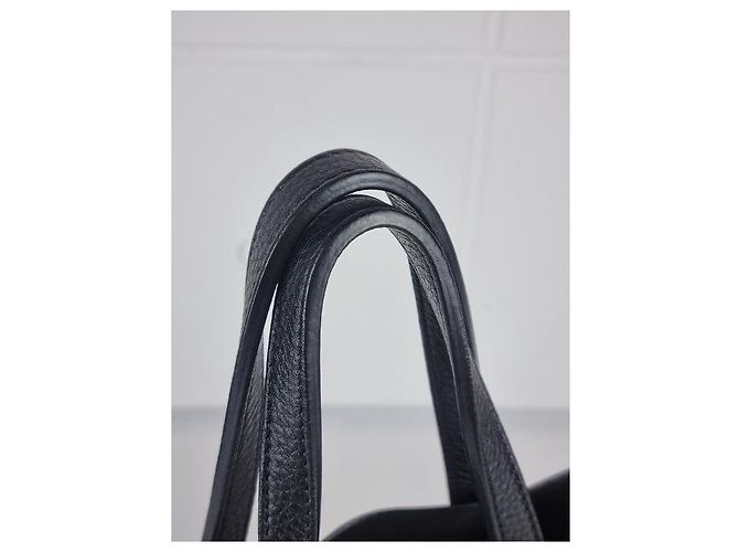 Givenchy Vertikaler Saffiano Leder Tote Schulterbeutel Silber - Ansicht 9