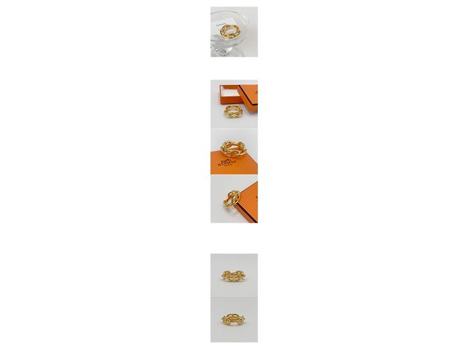 Hermès Schalring Ligate Chandal Logo Gold Schalhalter Golden - Ansicht 2