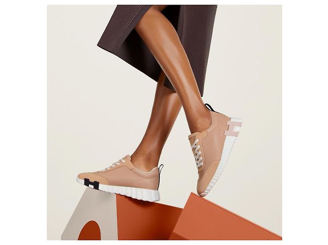 Hermès Dämpfende Sneaker für Damen Orange - Ansicht 5