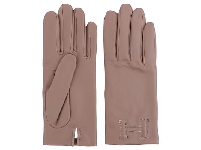 Hermès Guanti Bastille Marrone - vista 6