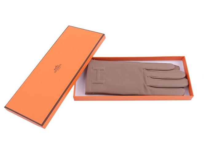 Hermès Guanti Bastille Marrone - vista 9