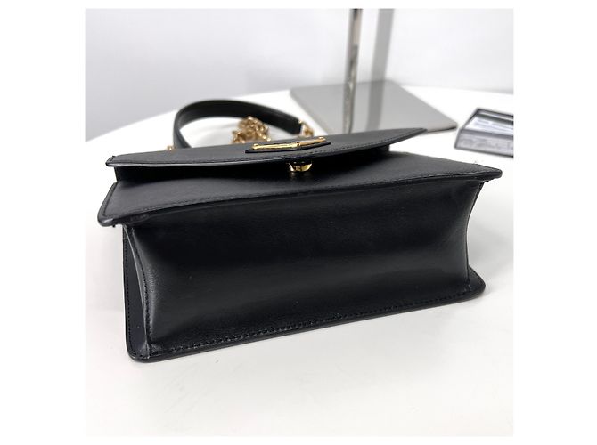 Prada Bolso de Hombro y Crossbody Envelope Saffiano Chain Black Negro - vista 7