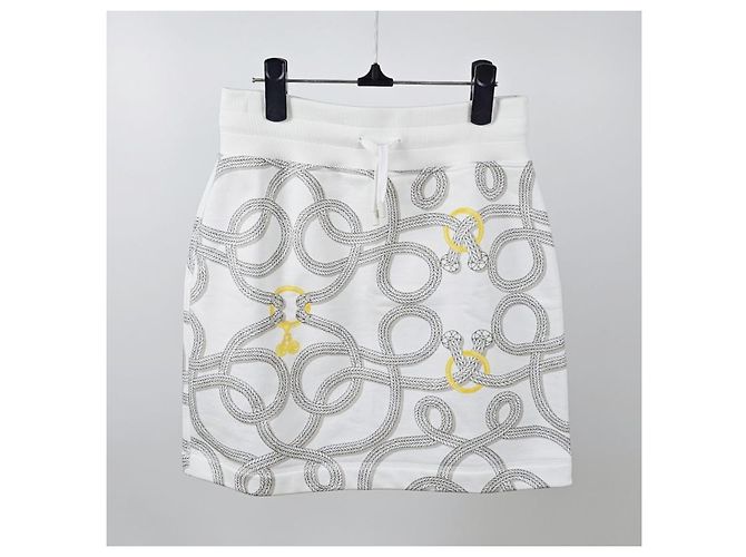 Duffle Hermès Set con Giacca Varsity Remix Palefroi e Minigonna Multicolore - vista 8