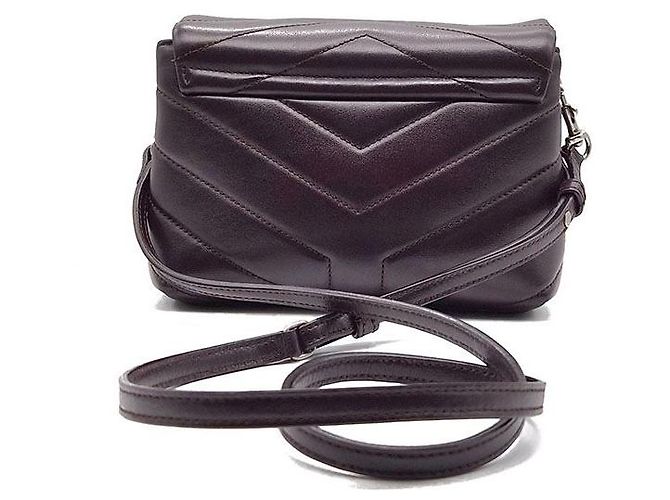 Saint Laurent Borsa a tracolla Monogram Loulou Toy Nero - vista 3