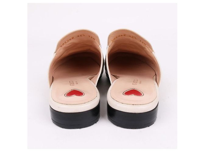 Gucci Mocassini White Bee con morsetto Bianco - vista 7