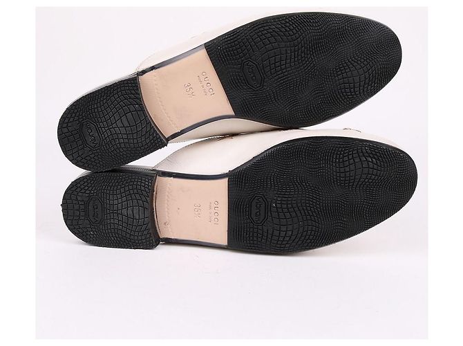 Gucci Mocassini White Bee con morsetto Bianco - vista 8