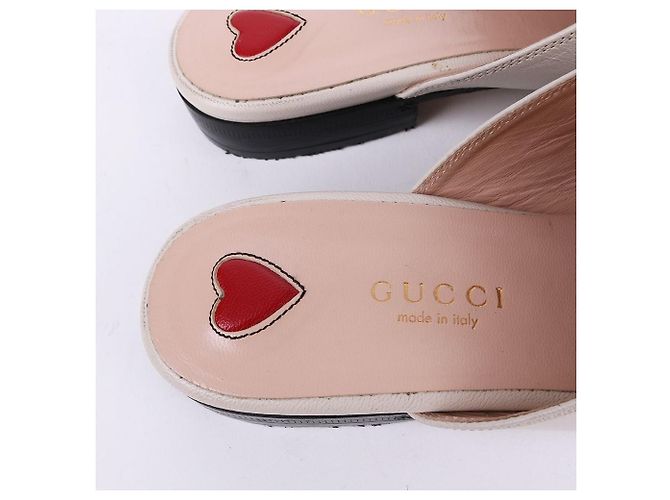 Gucci Mocassini White Bee con morsetto Bianco - vista 9
