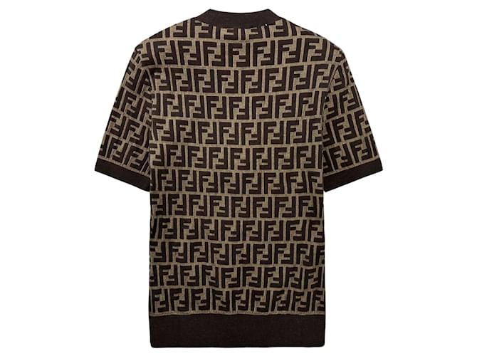 Fendi Strickware aus Baumwolle für Damen Braun - Ansicht 2